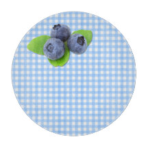 Blue Berries on Gingham