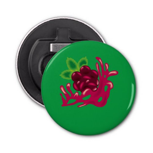 Blue berry buttons cover  bottle opener
