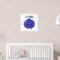 Blue Berry Funny Blueberry Pun Poster | Zazzle