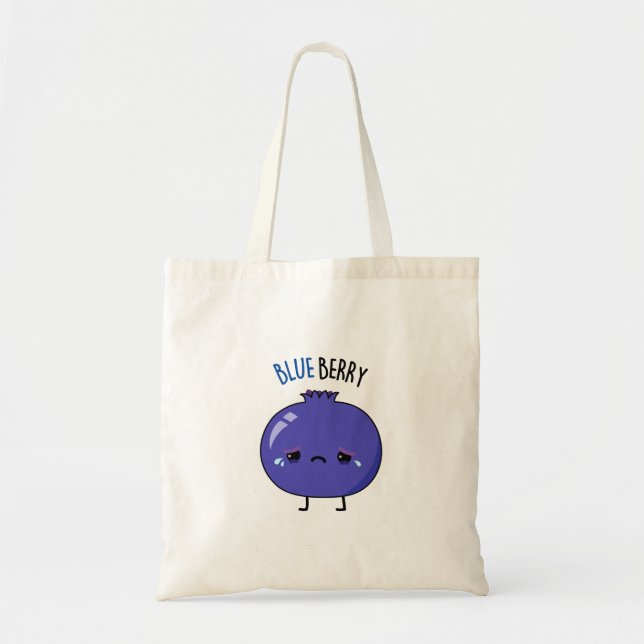 Blue Berry Funny Blueberry Pun  Tote Bag (Front)