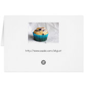 Blue Berry Muffin Card (Back Horizontal)