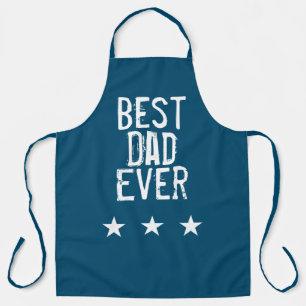 Blue Best Dad Ever Apron