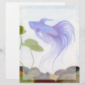 Blue Betta Fish (Front/Back)
