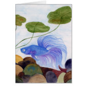 Blue Betta Fish (Front)