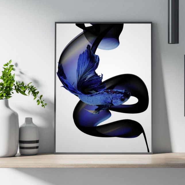 Blue betta poster (Creator Uploaded)