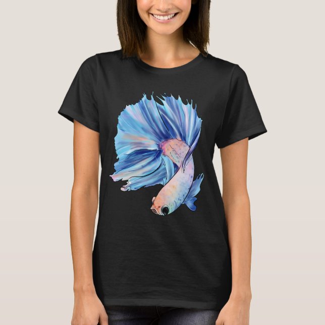 Blue Betta T-Shirt (Front)