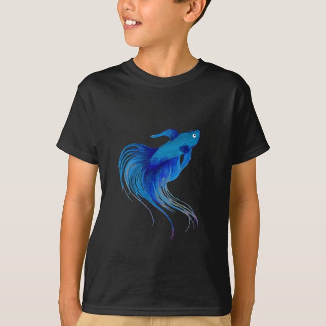 Blue Betta T-Shirt (Front)