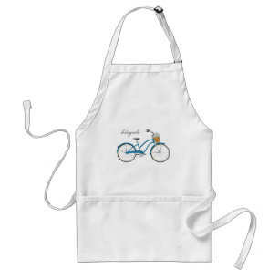 Blue Bicycle Adult Apron
