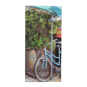 Blue Bicycle Cloth Napkin