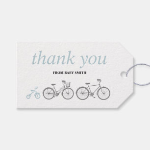 Blue Bicycle Gift Tags