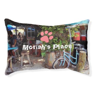 Blue Bicycle Pet Bed