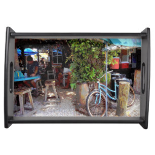 Blue Bicycle Serving Tray