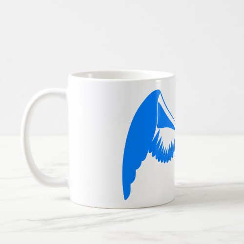 Blue Big Angel Wings Mug