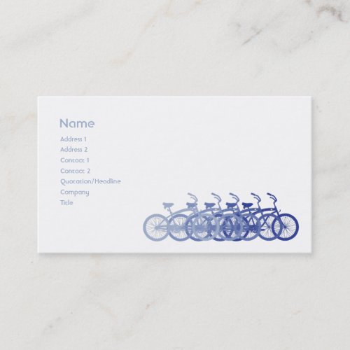 Blue Bike - Business Business Card