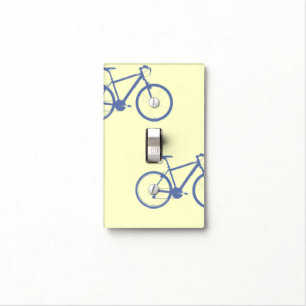 Blue Bike Light Switch Cover