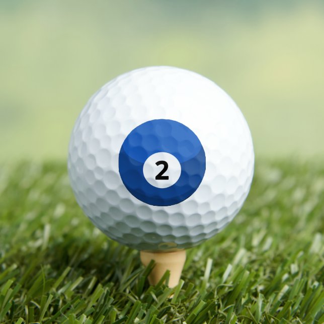 Blue Billiard Ball Number Two (Insitu Tee)