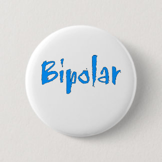 Blue Bipolar Pinback Button