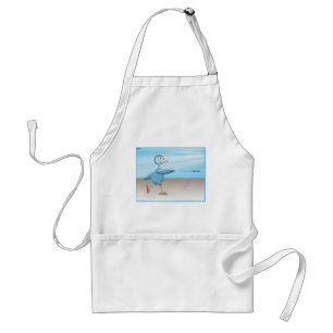 Blue Bird Adult Apron