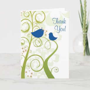 Blue Bird All Ocassion Thank You Note