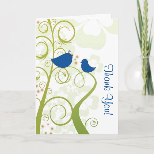 Blue Bird All Ocassion Thank You Note