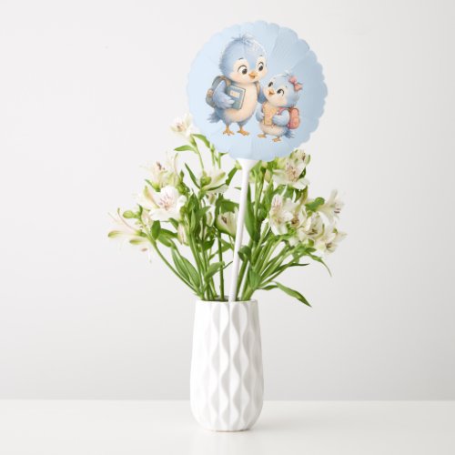 Blue Bird Brother School Balloon