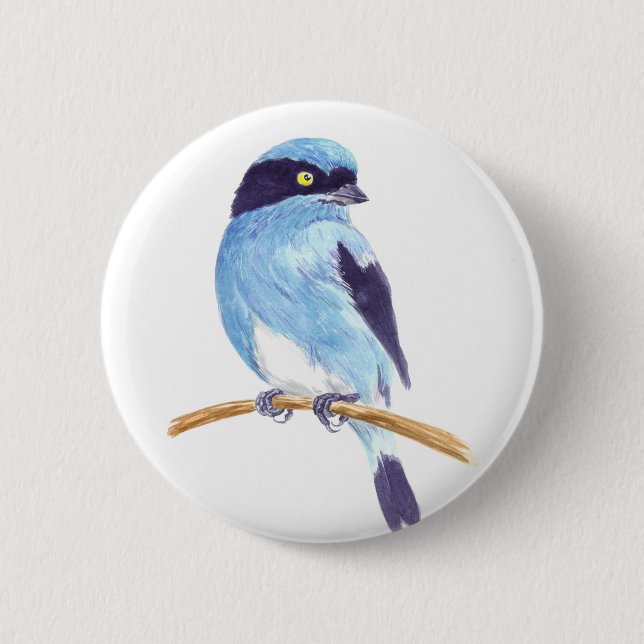 Blue bird button (Front)
