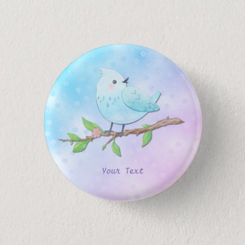 Blue Bird Button