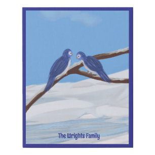 Blue Bird Canvas Art