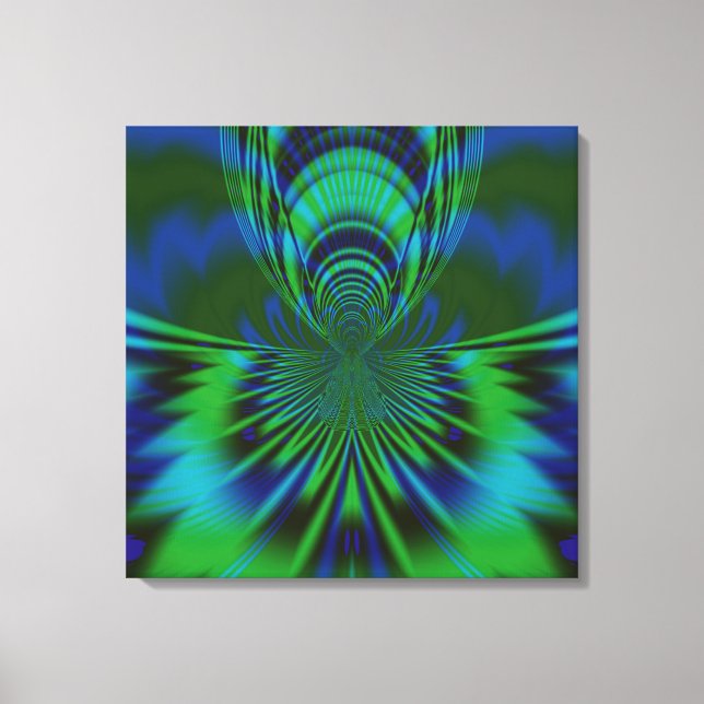 Blue Bird Canvas Print (Front)