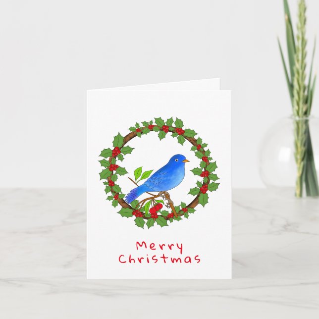 Blue bird card (Front)