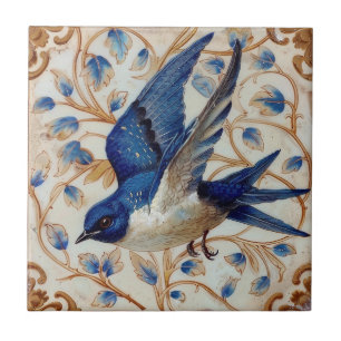 Blue Bird Ceramic Tile