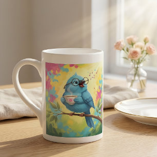 Blue Bird Cozy Specialty Mug