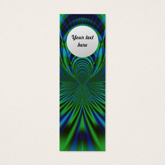 Blue Bird Custom Bookmark (Front)