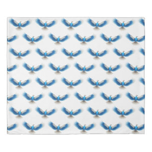 Blue bird duvet cover