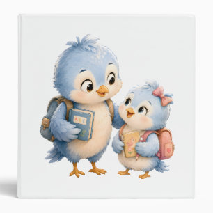 Blue Bird Friends Storage Binder