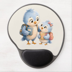 Blue Bird Gel Wrist Rest Mouse Pad