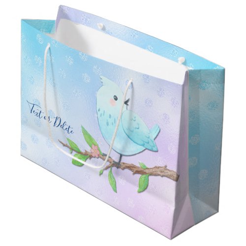 Blue Bird Gift Bag