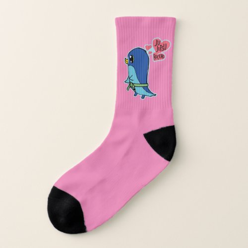 Blue Bird Jujutsu Rocker Socks