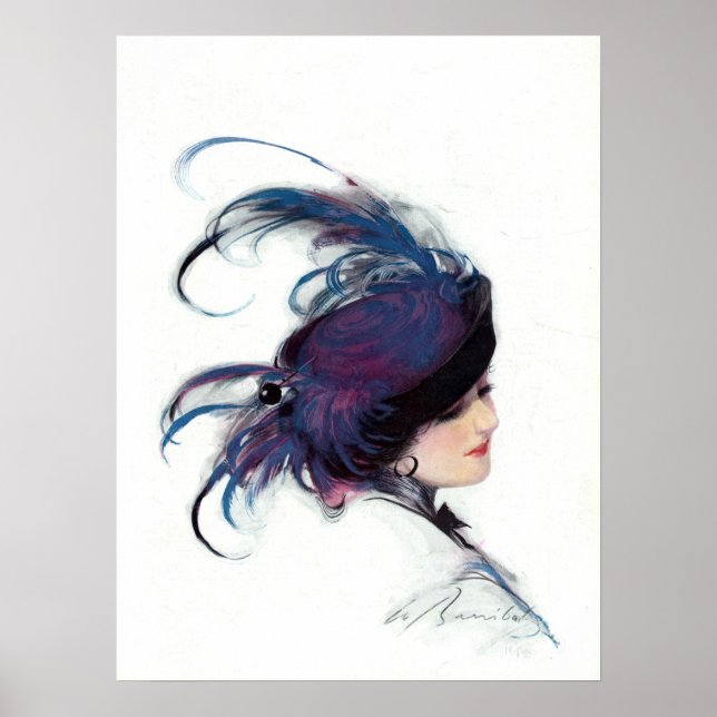 Blue-bird lady, William Barribal  Poster (Front)