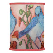 blue bird lamp shade (Right)