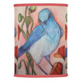blue bird lamp shade (Front)