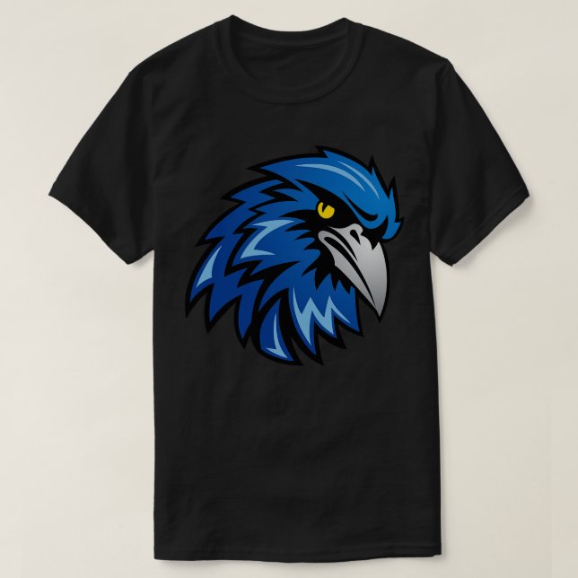Blue Bird Mascot 1 T-Shirt (Design Front)