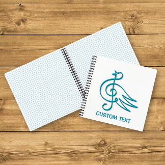 Blue Bird Music Notebook