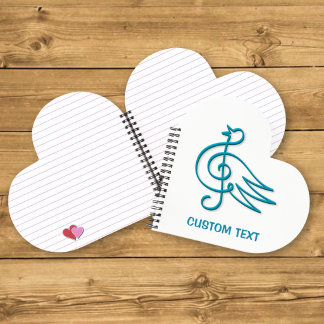 Blue Bird Music Notebook