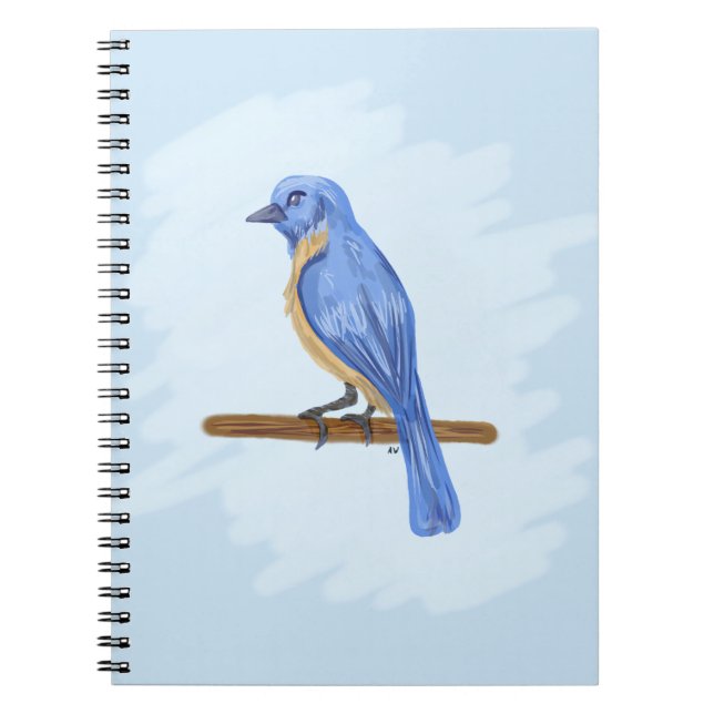 Blue Bird Notebook (Front)
