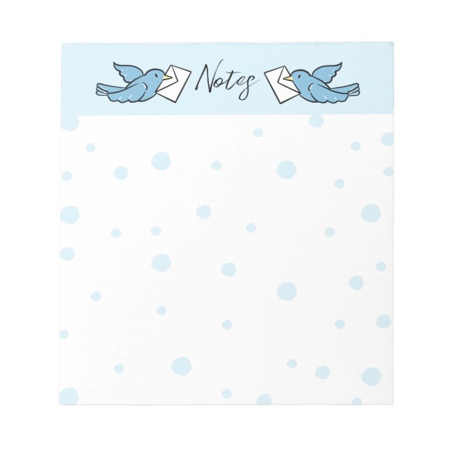 Blue Bird Notepad (Front)