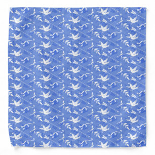 Blue Bird of Happiness / Blue Love Birds Bandana