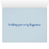 Blue bird of happiness crossstitch dots (Inside Horizontal (Bottom))