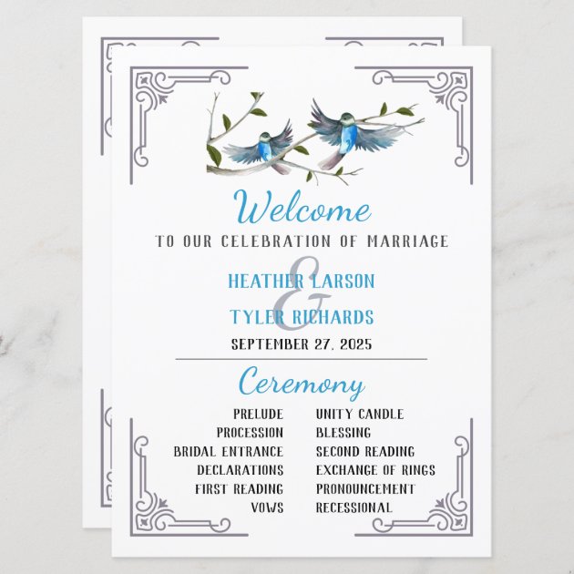 Blue bird clearance bridal