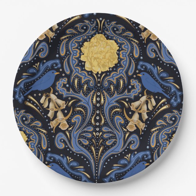 Blue Bird Paper Plates (Front)